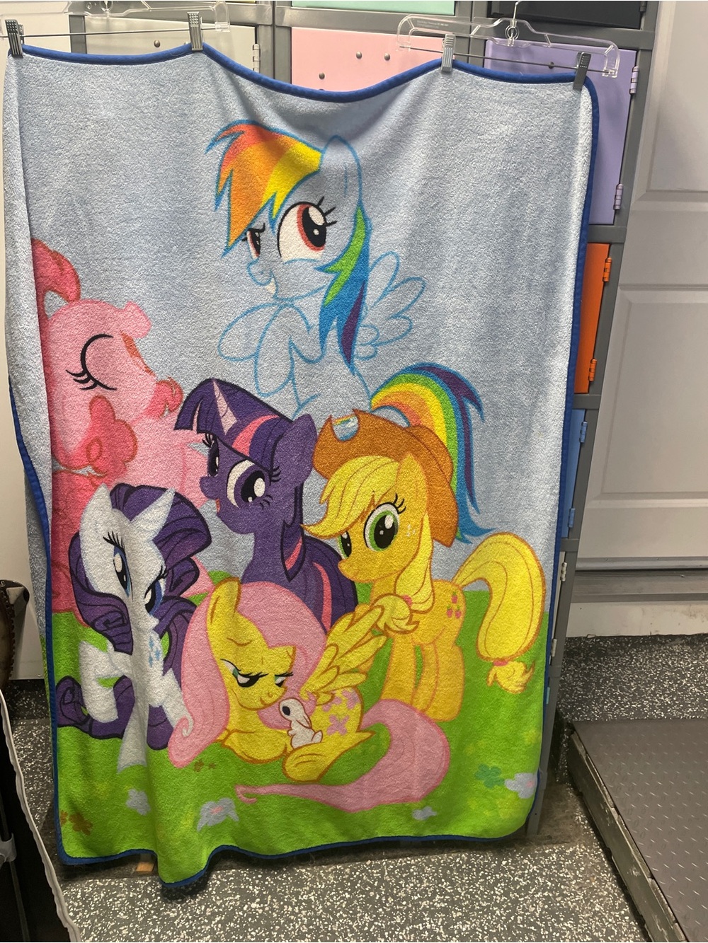 My Little Pony Kids Fleece Throw Blanket - Blue, Yellow, Pink, Purple, Green